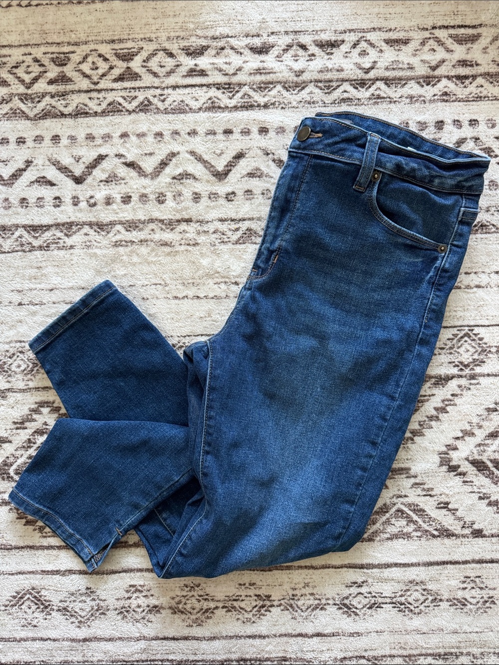 Just USA Dark Blue Straight Leg Jeans